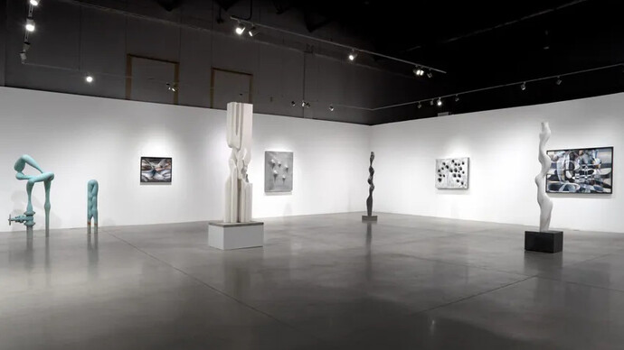 Michel de Broin, Triste entropique, vue d'exposition. Avec l'aimable autorisation de la Blouin Division