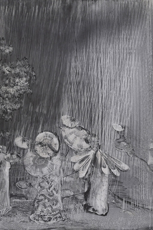 Christopher Cook, Deluge (detail), 2025. Courtesy of Mary Ryan Gallery