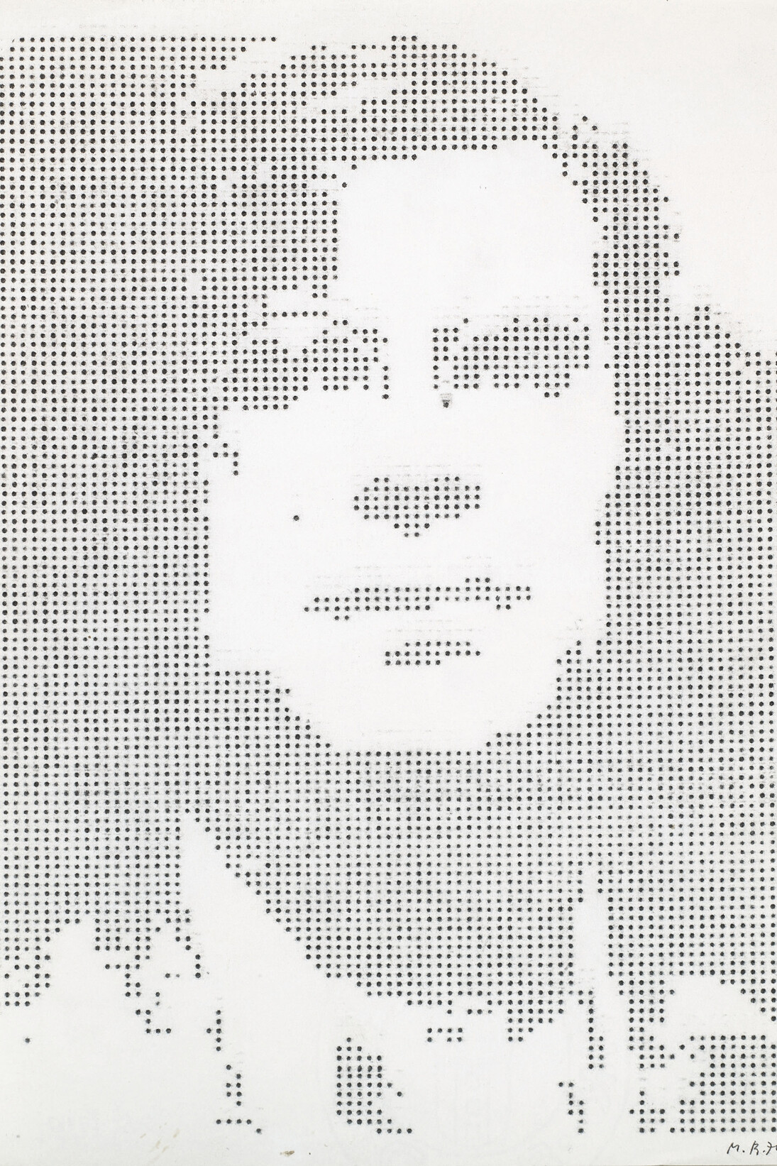 Markus Raetz
Bildnis des Künstlers als Schreibmaschinist
1970
Dattilografia
273 x 203 mm
© 2016 Markus Raetz, Prolitteris, Zürich 