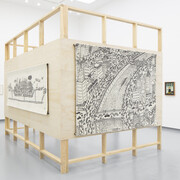 The estate of Abel Quezada. Memorias visuales, vista de exhibición. Cortesía de Proyectos Monclova