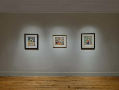 Blanche Lazzell, White-line color wsoodcuts, exhibition view. Courtesy of Craig Starr Gallery