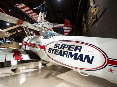 1943 Boeing/Hughes Super Stearman - N121R (N5051V). Courtesy of EAA