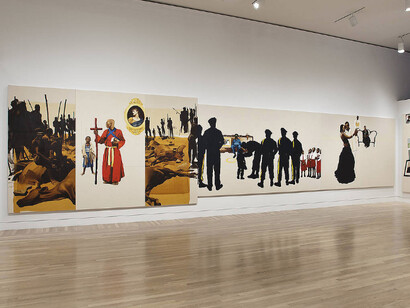 Meleko Mokgosi. Courtesy of Hammer Museum