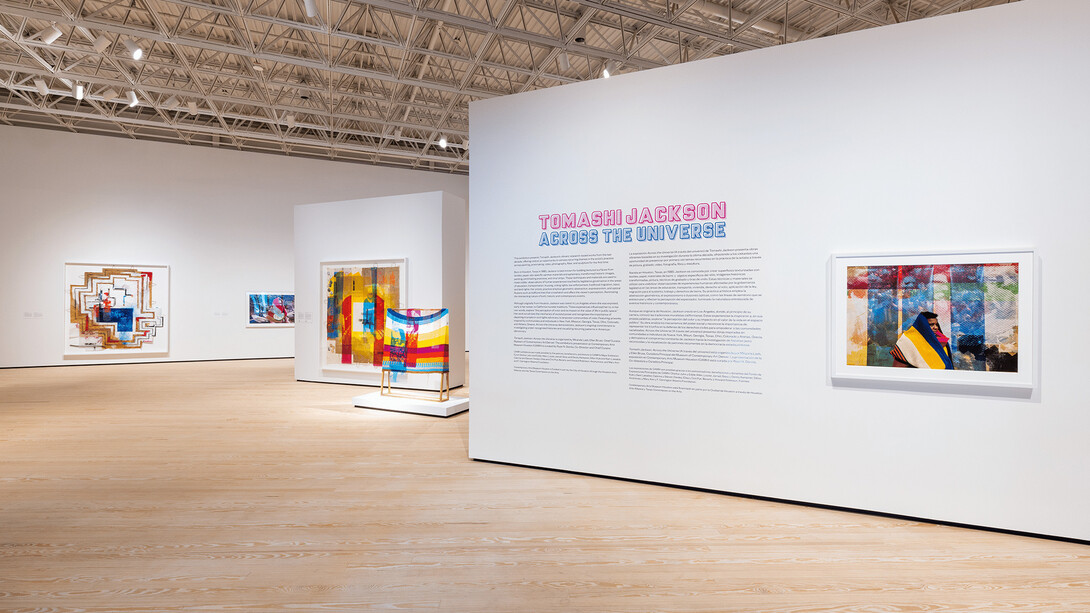 Tomashi Jackson, Across the universe, exhibition view. Courtesy of Contemporary Arts Museum