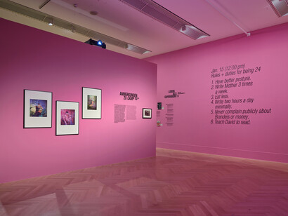 Susan Sontag, Sehen und gesehen werden, ausstellungsansicht. Mit freundlicher genehmigung der Bundeskunsthalle