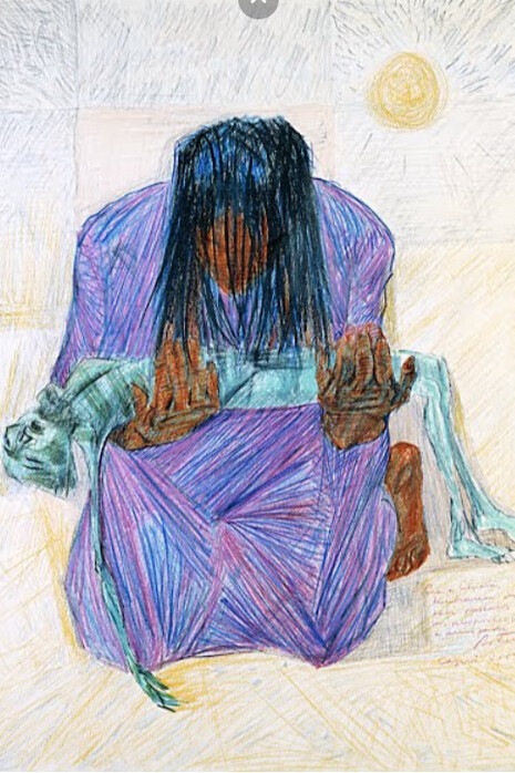 Candido Portinari, Woman with Dead Son, 1955