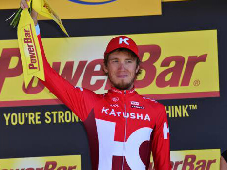 Ilnur Zakarin sul podio