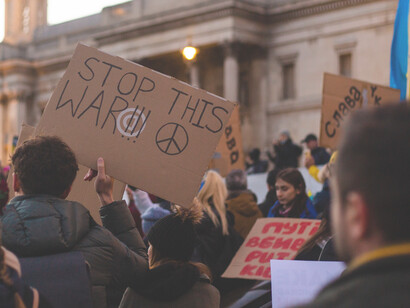 Protesta contro la guerra Russo-Ukraina