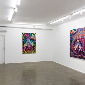 Mariana Rocha, Desde sempre o mar, vista da exposição. Cortesia de A Gentil Carioca