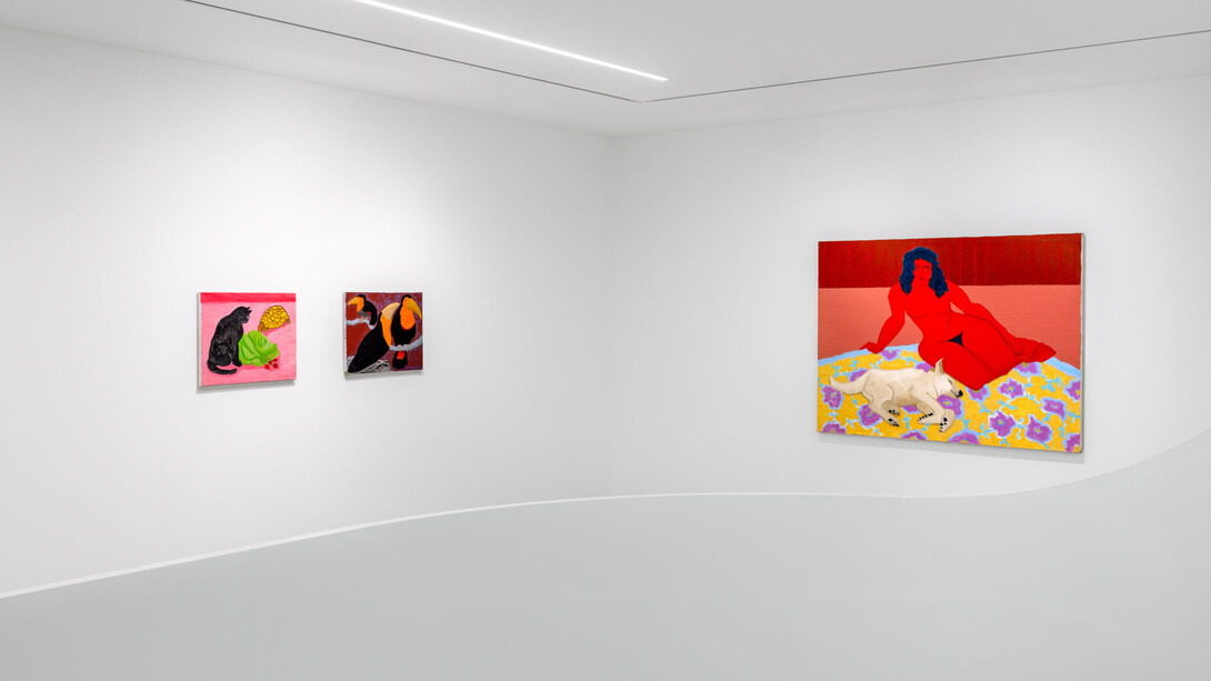 March Avery, Form into color, exhibition view. Courtesy of Esther Schipper Gallery