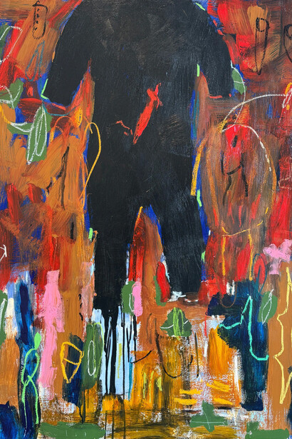 Gronk, They II (detail), 2025. Courtesy of Craig Krull Gallery