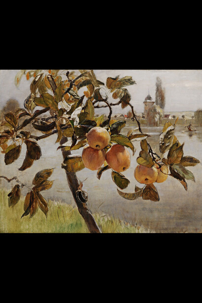 RUDOLF RIBARZ | Apfelbäumchen | um 1875 © Leopold Museum, Wien