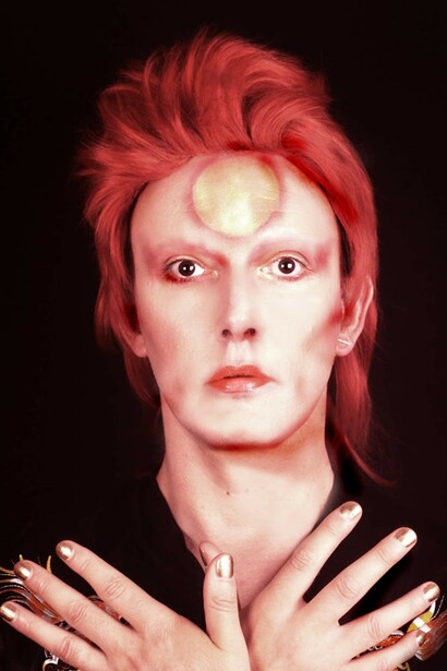 Professor Brooke as David Bowie