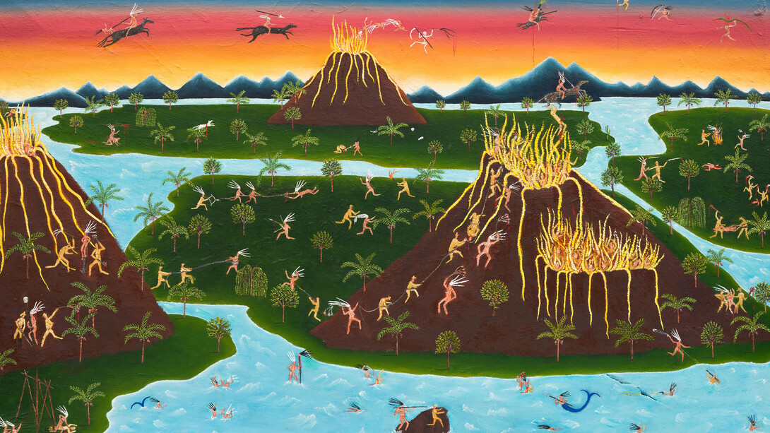Eline Vansteenkiste, Pink mist (detail), 2025 - 2026. Courtesy of Tim Van Laere Gallery
