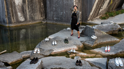 Yoko Angel e la sporty urban shoe