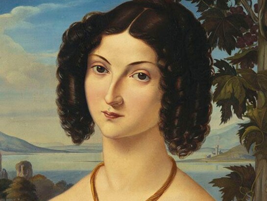 Theodor Rehbenitz, Marchesa Marianna Florenzi, 1827. Bayerische Staatsgemäldesammlungen, Monaco di Baviera, Germania