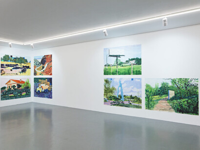 Yvan Salomone, Quand même, exhibition view. Courtesy of Xippas