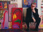 John Hoyland. Photo by Hugh Gilbert, 1998. Courtesy of Millennium Gallery