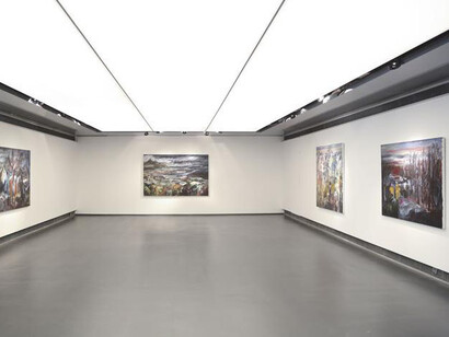 Fathallah Zamroud, Exhibition view. Courtesy of Ayyam Gallery