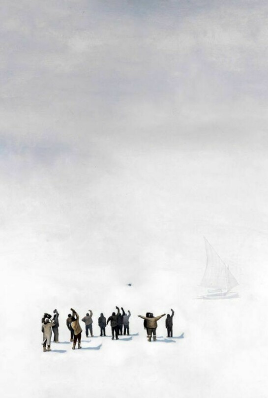 Pablo D'Antoni, Otra Vez, 2011, oil on panel, 40 x 32 in.