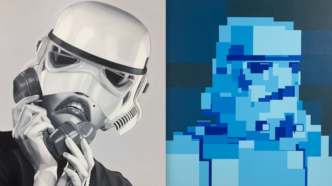 Teiji Hayama & Adam Lister, Silver Screen. Courtesy of GR Gallery