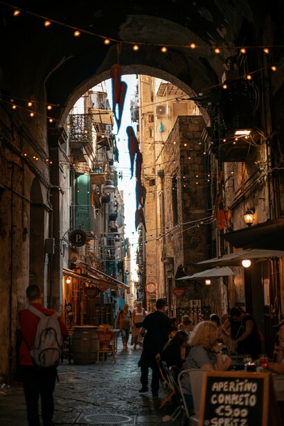 Quartieri Spagnoli a Napoli, Italia 