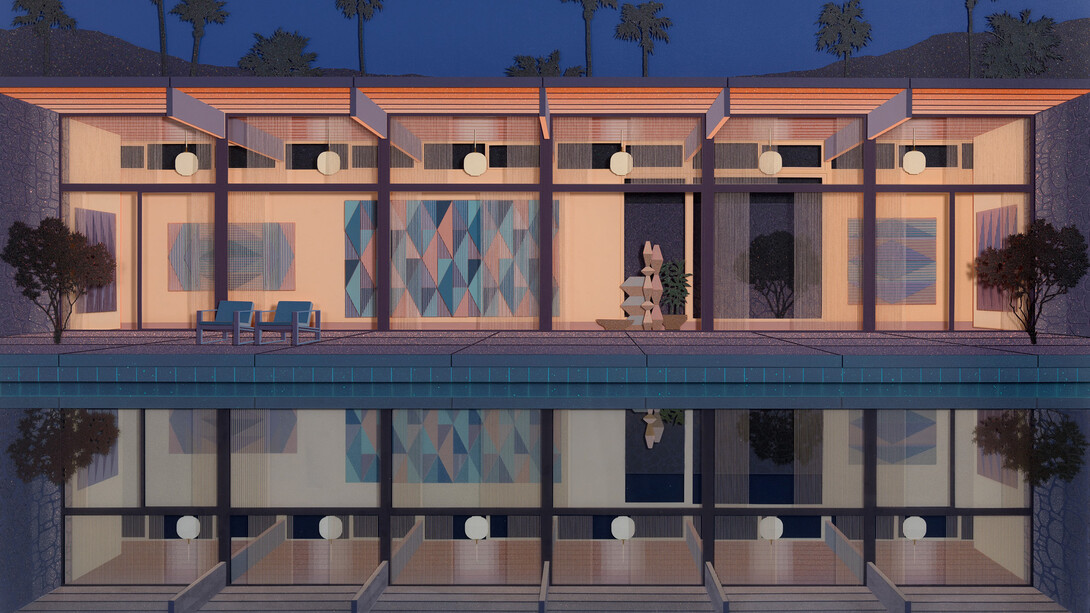 Lucy Williams, The collector’s house #1, 2025. Courtesy of Berggruen Gallery