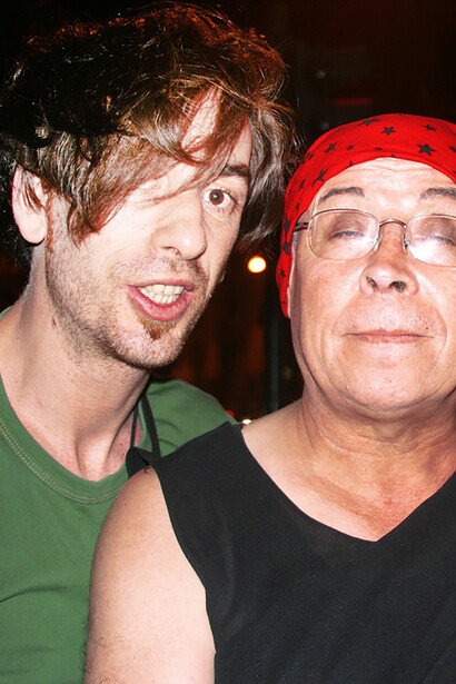 Pedro Lemebel e Paolo Angelosanto, foto Paolo Angelosanto