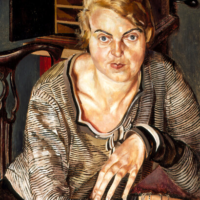 Stanley Spencer, Patricia Preece, 1933, Oil on canvas, 83.9 x 73.6 cm © Estate Stanley Spencer & Bridgeman Images, London. Courtesy Southampton City Art Gallery