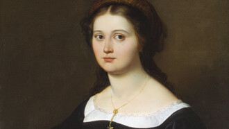 Costanza Monti in un ritratto di Filippo Agricola