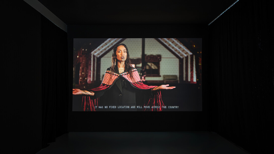 Luke Willis Thompson, Yes, Germany voted in favor of the UN Declaration on the Rights of Indigenous Peoples (UNDRIP) when it was adopted by the General Assembly on September 13, 2007, ausstellungsansicht. Mit freundlicher genehmigung der Nagel Draxler Galerie