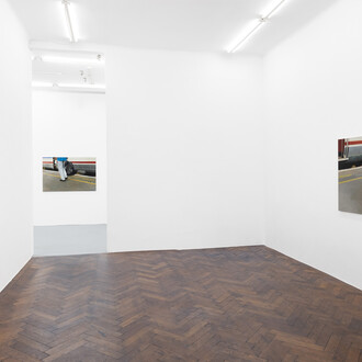 Stephen Skidmore, Afternoon paintings, ausstellungsansicht. Mit freundlicher genehmigung der Galerie Hubert Winter