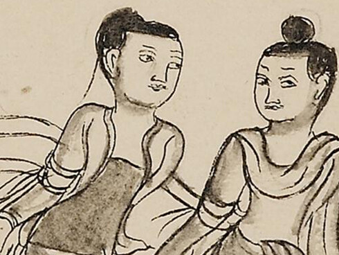 The tale of Prince Vessantara. Courtesy of Ashmolean Museum