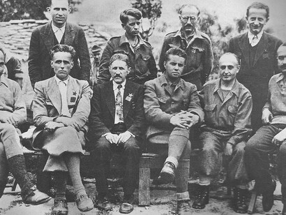 Group photograph of the members of the Democratic Government of Albania