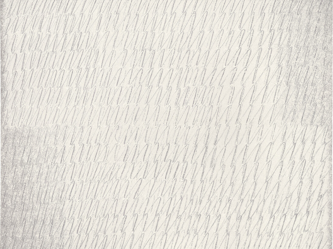 Park Seo-Bo, Ecriture(描法)No. 12-81" 1981, Pencil and oil on hemp cloth, 181 x 227 cm / 71 1/4 x 89 3/8 in, Courtesy Galerie Perrotin