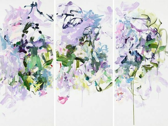 Yolanda Sanchez, Peace Piece, Oil on canvas, 70 x 96 in. 2014