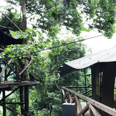 Luxury tents at Abor Country

