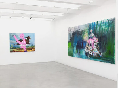 Sebastian Maas, Seduce me, exhibition view. Courtesy of Galerie Kornfeld