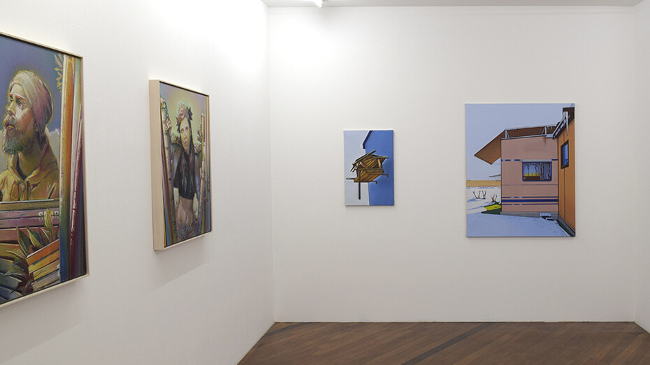 Verschiedene künstler, Peak eye, ausstellungsansicht. Mit freundlicher genehmigung der Galerie Gebr. Lehmann