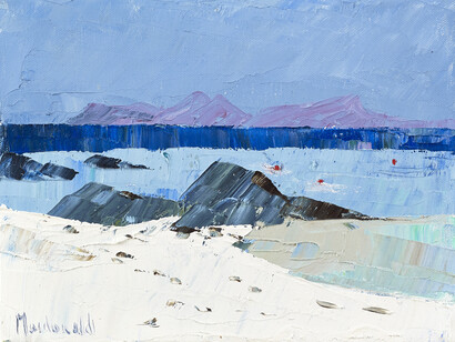 Frances Macdonald, The Island of Eigg in the Distance