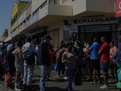 South Africans waiting outside and queueing up to get the materials and medication they need amidst this Covid-19 crisis