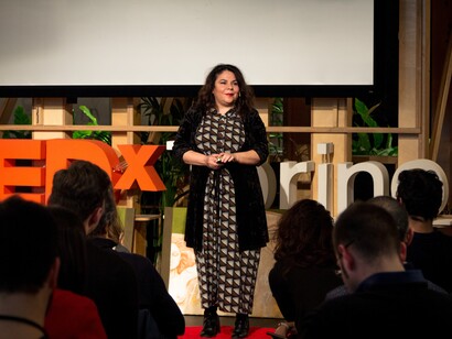 Michela Murgia all'evento TEDxTorino "Genius Ex Machina" - 20.02.2019, foto di TEDxTorino