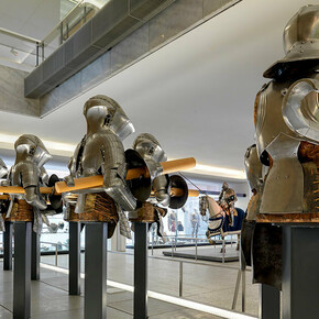 Weaponry, hunting, garden culture, exhibition view. Courtesy of Germanisches Nationalmuseum