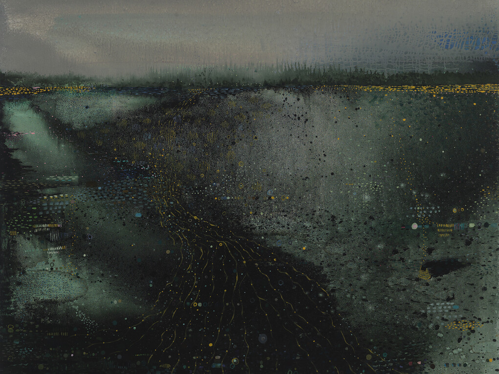 Anne Neely, Troubled Waters, 2014, Oil on linen, 52 x 60 in.