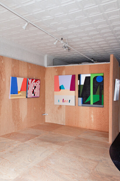 Evi O. x David Esquivel, Universe, Understood, installation view. Courtesy of Uprise Art Gallery