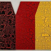 Ed Moses, By By Blk Byrd, 84in x 52in each, 2013-1