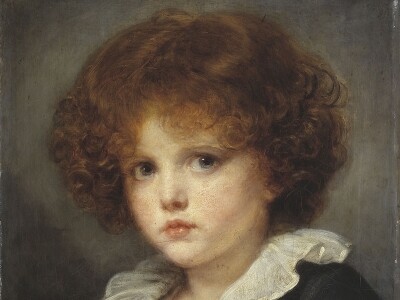 Jean-Baptiste Greuze (1725-1805), 1775-1780 ca, Little boy in a red vest