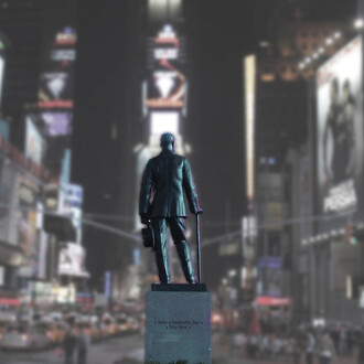 Mioon, Statue Number (New York), 2010. HD Video 2-30min, dimensions variable, Edition of 5, image Courtesy of the Artist and Hanmi Gallery