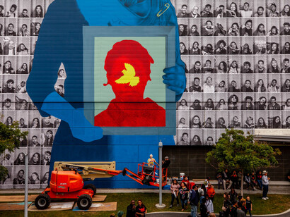 Branded Arts Festival, past edition, exhibition view. Courtesy of Branded Arts Festival