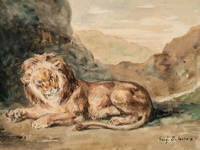 Eugène Delacroix. Courtesy of Jill Newhouse Gallery